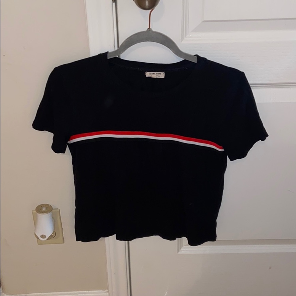 black shirt